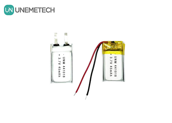 3.7V 45mAh Маленькая Литий Полимерная Батарея 441018 для умных очков