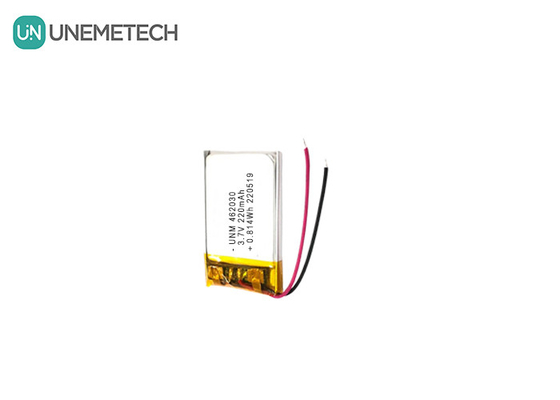 3.7V 220mAh 462030 Сертификат Перезаряжаемая литий-полимерная батарея для светодиодных светильников