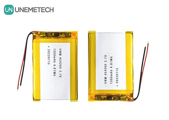 Литий-ионный полимерный аккумулятор 3.7В 1300mAh 454260 для систем Soalr