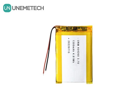 Литий-ионный полимерный аккумулятор 3.7В 1300mAh 454260 для систем Soalr