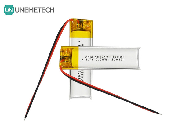 3.7V 185mAh 481240 Литий-ионная и литий-полимерная батареи для автомобильных DVR