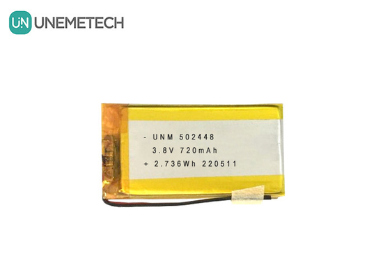 3.8V 720mAh LiPo высоковольтный аккумулятор LiHV 502448 для Bluetooth наушников