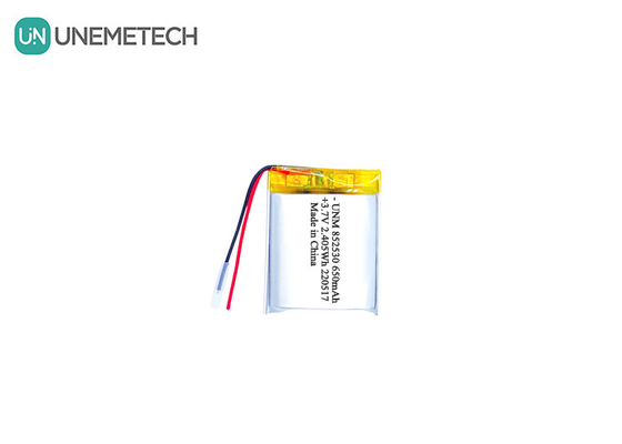 3.7V 650mAh перезаряжаемая литий-ионная полимерная батарея 852530 для гарнитур