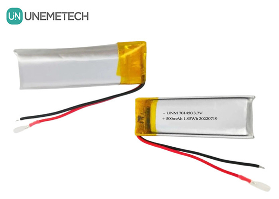 3.7V 500mAh 701450 перезаряжаемая литий-полимерная батарея для датчиков температуры