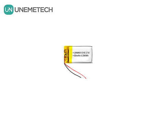 601218 3,7V 80mAh перезаряжаемая небольшая литиевая полимерная батарея для умных очков