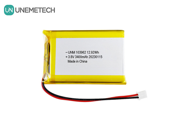 Высоковольтная липоаккумуляторная батарея 103962 3.8V 3400mAh LiHV батареи для цифровых камер