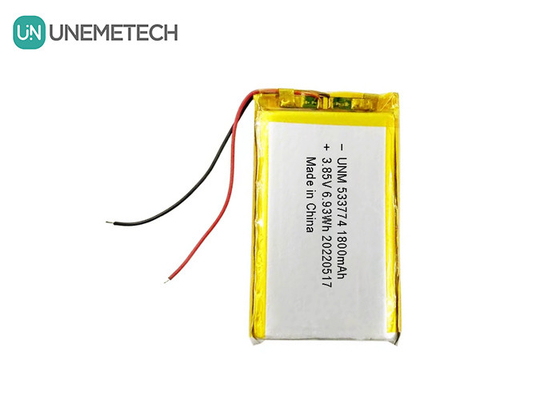 Высоковольтный LiPo аккумулятор 3.85V 1800mAh 533774 Перезаряжаемая батарея для небольших роботов