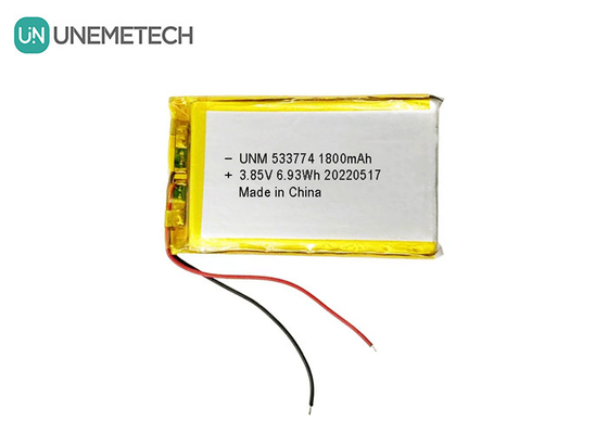Высоковольтный LiPo аккумулятор 3.85V 1800mAh 533774 Перезаряжаемая батарея для небольших роботов