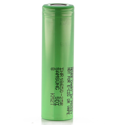 Samsung 25R 18650 2500mAh 20A аккумулятор 3.6V цилиндрическая литий-ионная ячейка INR18650-25R