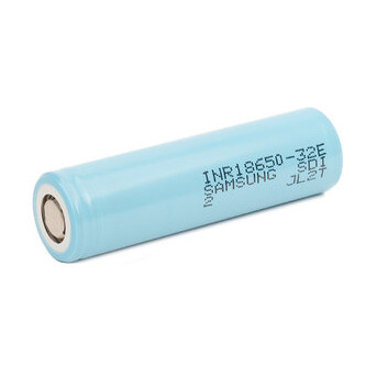 Samsung 32E 18650 3200mAh 6.4A Батарея 3.65V Цилиндрическая литий-ионная ячейка INR18650-32E
