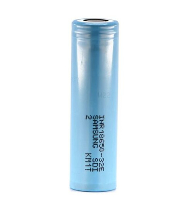 Samsung 32E 18650 3200mAh 6.4A Батарея 3.65V Цилиндрическая литий-ионная ячейка INR18650-32E