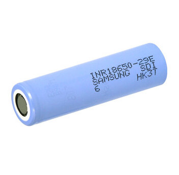 Samsung 29E 18650 2850mAh 2,75A Батарея 3,65V Цилиндрическая литий-ионная ячейка INR18650-29E