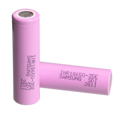 Samsung 35E 18650 Аккумулятор 3500mAh 8A 3.6V Цилиндрическая литий-ионная ячейка INR18650-35E