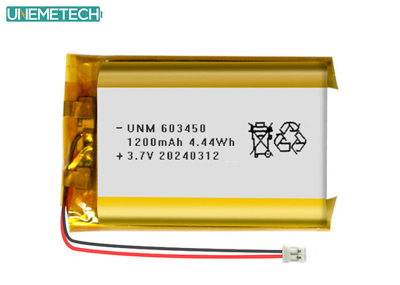 3.7V 1200mAh перезаряжаемая литий-полимерная батарея 603450 с одобрением CE