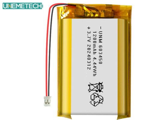 3.7V 1200mAh перезаряжаемая литий-полимерная батарея 603450 с одобрением CE