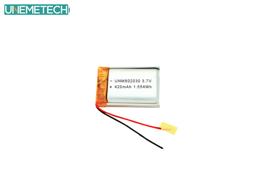 3.7V 420mAh 802030 Перезаряжаемая полимерная литийная батарея для электронных устройств