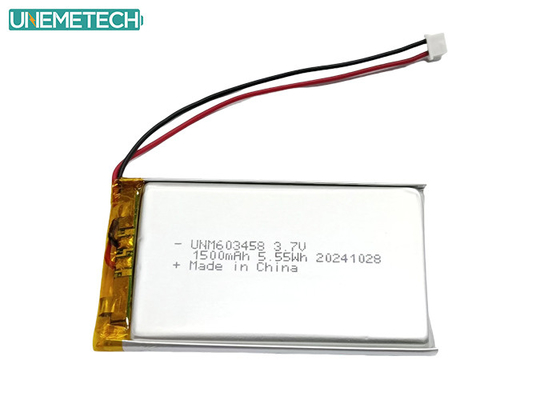 Перезаряжаемая полимерная литий-ионная батарея 603458 3.7V 1500mAh Липо батарея для принтера