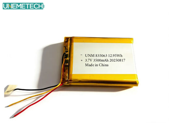 Качество 3.7V 3500mAh Custom Large Lithium Polymer Battery 835063 для медицинского оборудования для красоты Фабрика