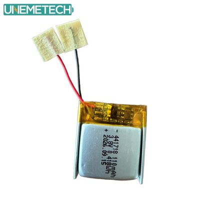 Качество 3.8V 110mAh 441718 Высоковольтная полимерная литий-ионная батарея для медицинского браслета Фабрика